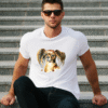 White Polo Neck T-Shirt – Corporate Edition