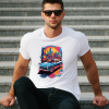 SPEED MACHINE – Car Design Premium White T-Shirt