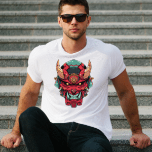SPIRIT OF A WARRIOR – Warrior Design White T-Shirt