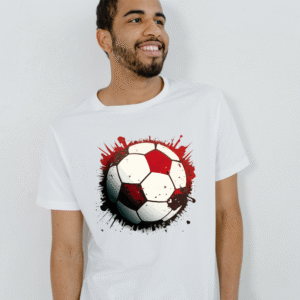 CHAMPION MODE – Sports Design White T-Shirt